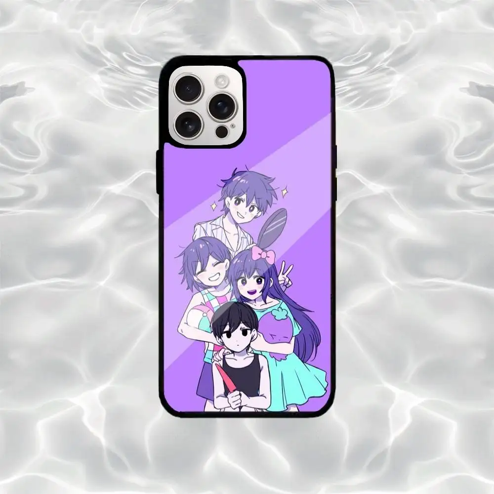 O-Omori Game Telefoonhoesje voor iPhone17,16,15,14,13,12,11 Plus, Pro Max Magnetisch Magsafe Draadloos opladen