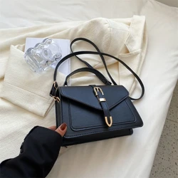 Black 2024 Fashion Luxury Woman Handbag Trend Women Girl Shoulder bag Bright PVC Crossbody PU Purses Women's Leather Tote bag