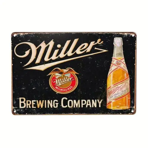 Brewing Vintage Metall-Blechschild Adler-Logo Retro Bar Männerhöhle Deko Kunst