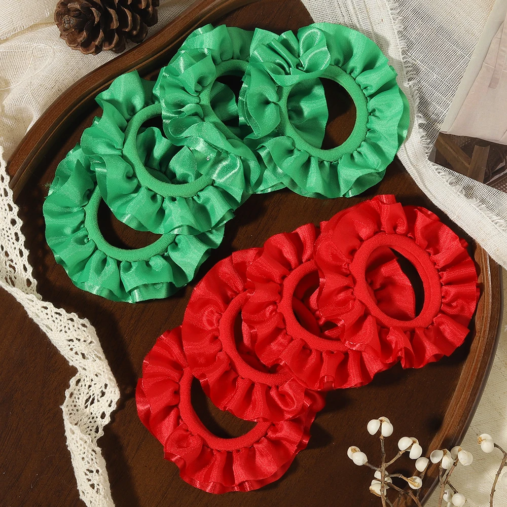 8 Stück/Set gewebtes Stirnband ohne Beschädigung, elastischer Pferdeschwanz-Fixierer, geeignet für Mädchen und Frauen, für den täglichen Gebrauch, Haarringe, Accessoires – Detail 19