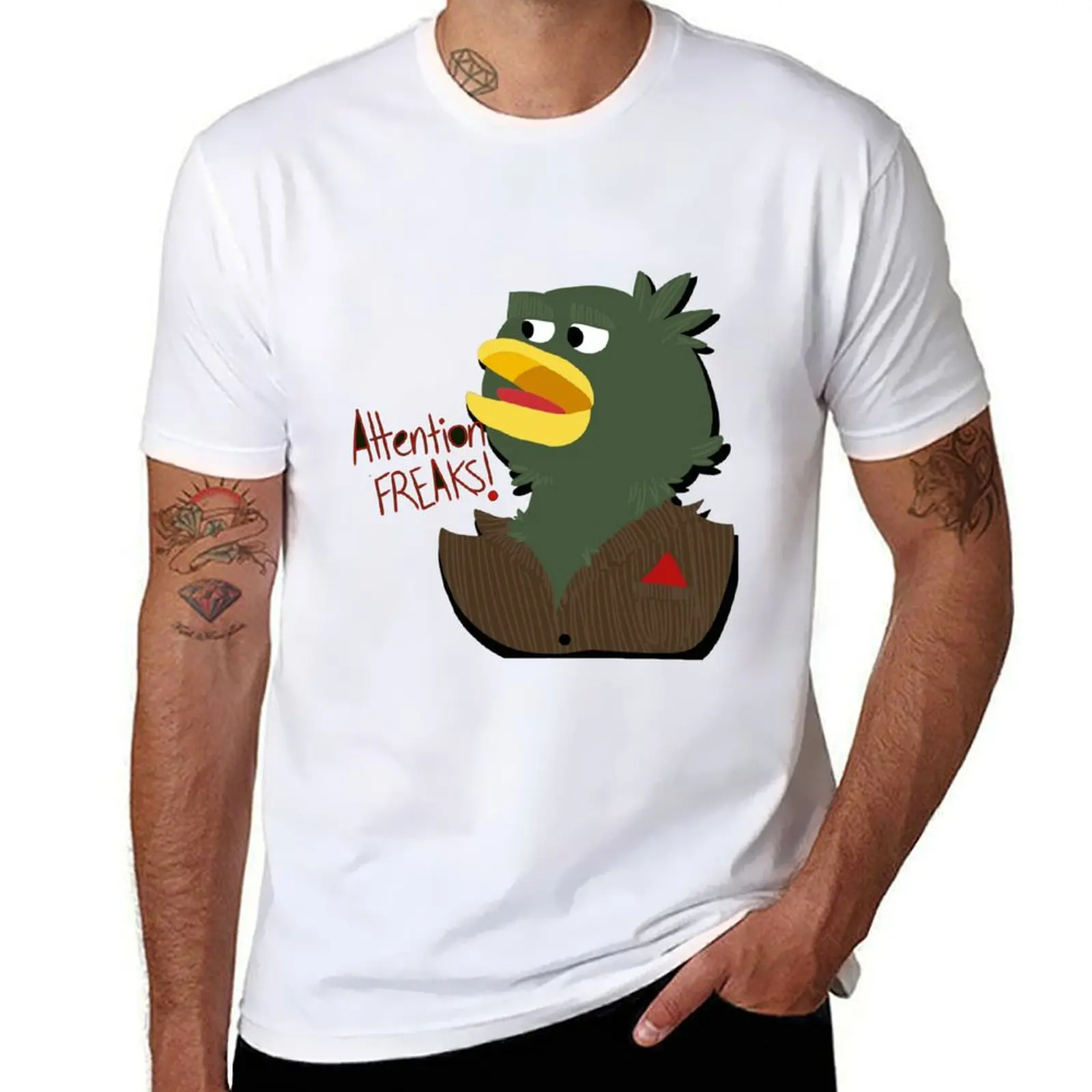 

Attention Freaks! T-Shirt t shirts for man pack cotton t shirt men 100% cotton luxury brand