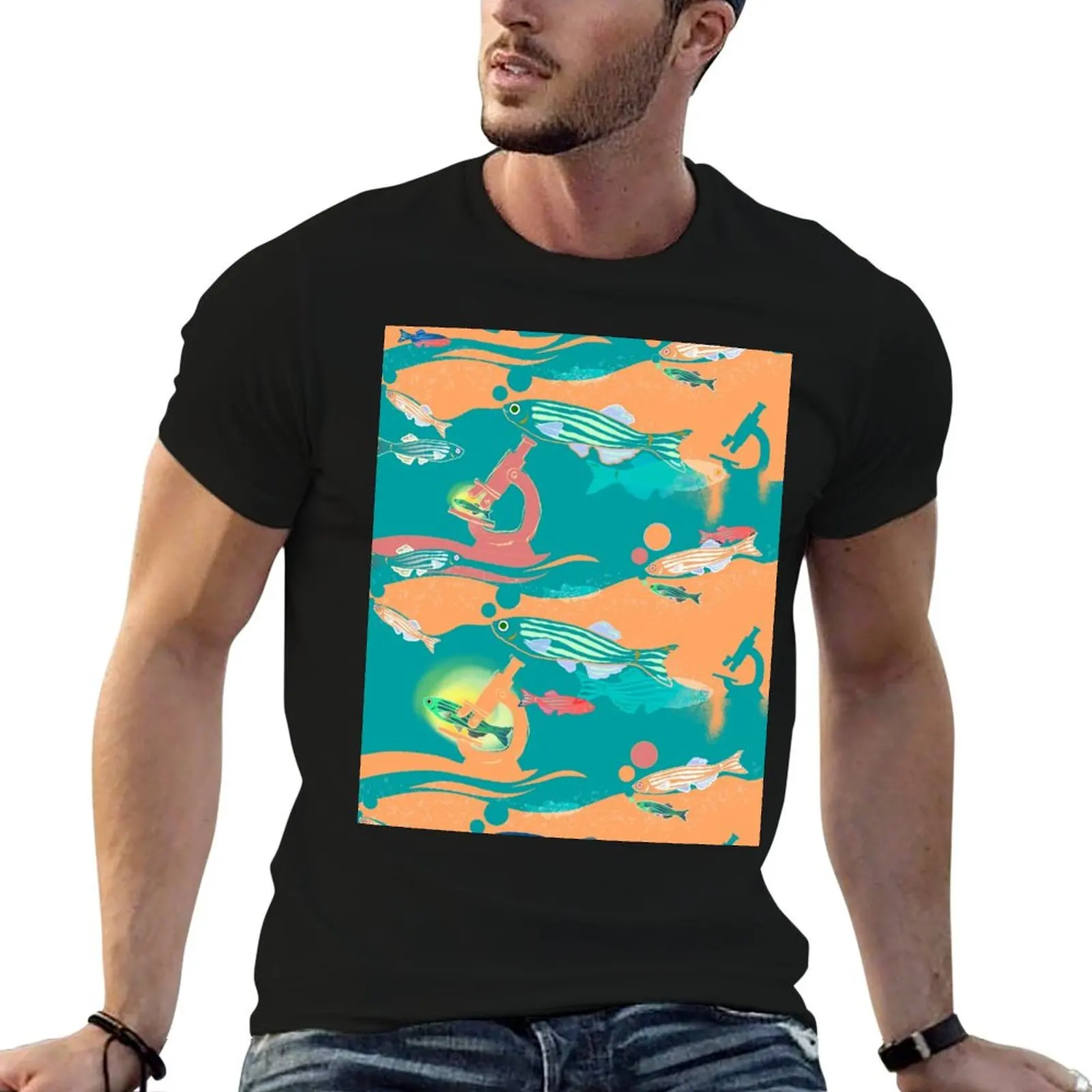 

The graphic man World shirts of t men Zebrafish T-Shirt man for casual t shirt