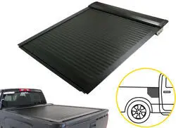 Wholesale Waterproof Aluminum Retractable Pickup Truck Tonneau Bed Cover For Mazda BT50 Hard Manual Roller shutter Lid