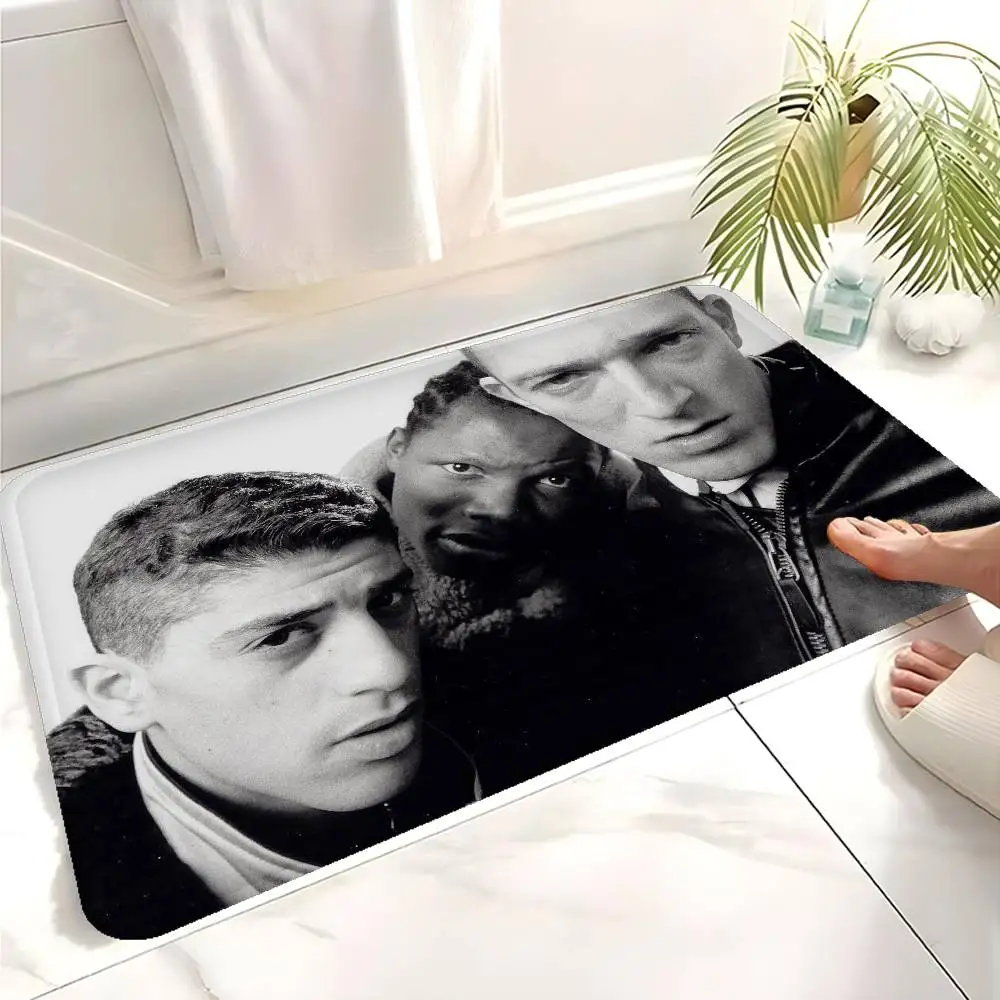 سجادة أرضية من فيلم L-La Haine أرخص مضادة للانزلاق وشرفة غرفة المعيشة الحديثة المطبوعة بجانب السرير #3