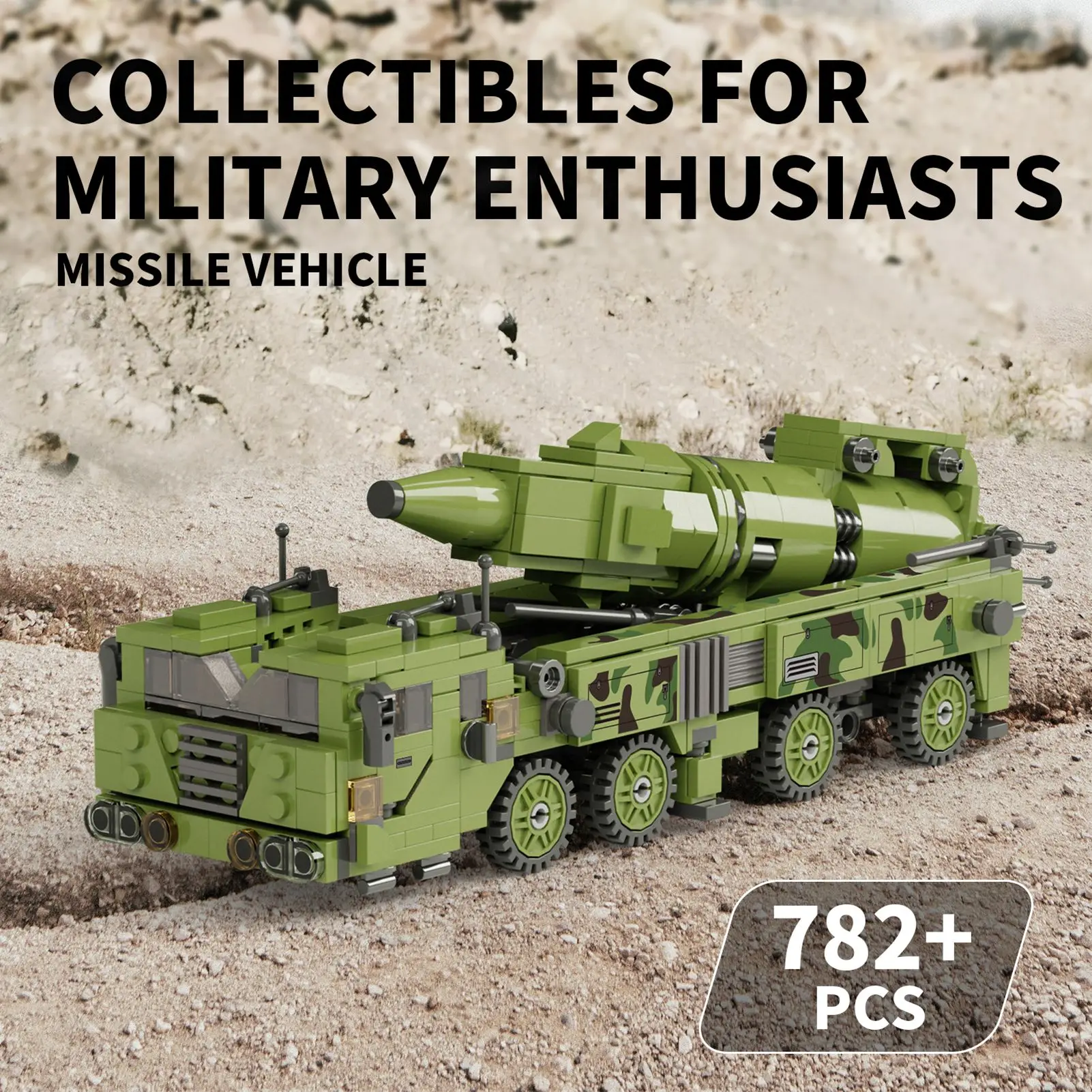 

NEW Truck Building Blocks Set 782 Pieces Truck Toy Building Blocks Model Kit for Kids Adult Collections Enthusiasts