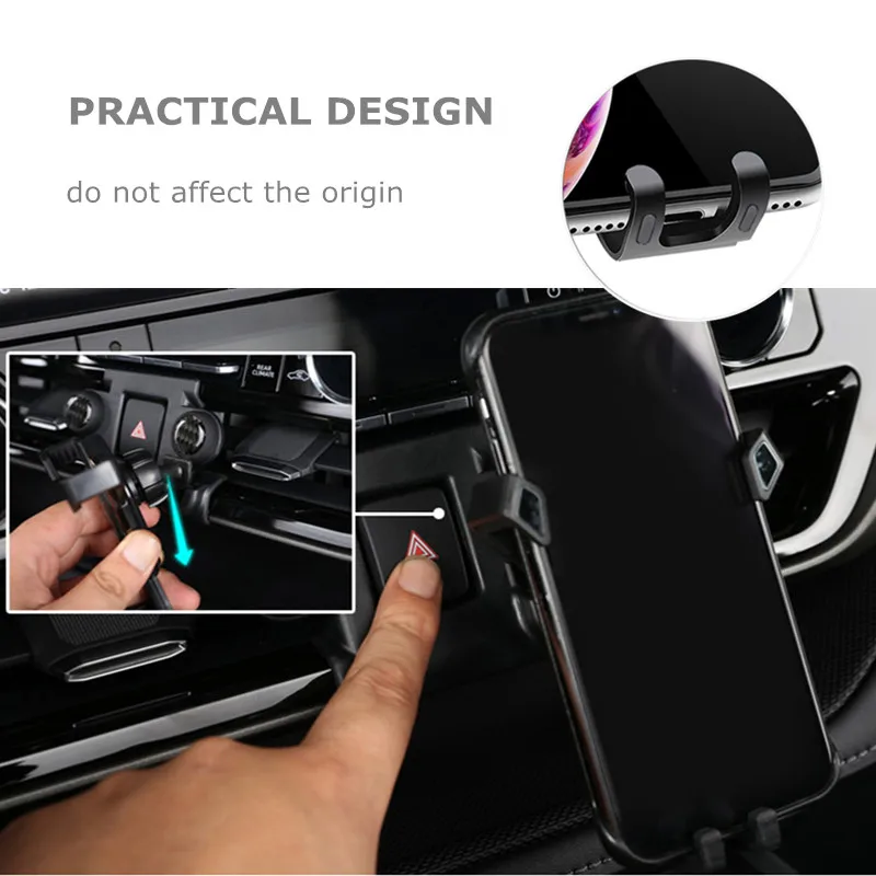 Phone Holder for Toyota Highlander 2021 2022 Car Air Vent Mount Mobile Support Bracket Gravity Smart Stand Support