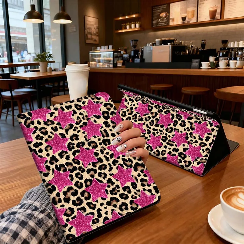 

Leopard Star Pattern For Xiaomi Redmi Mi Pad 4 5 6 6s 7 8 SE Pro 2 11 Plus Max 12.4 11 11.2 12.5 8.7 inch Tablet Case