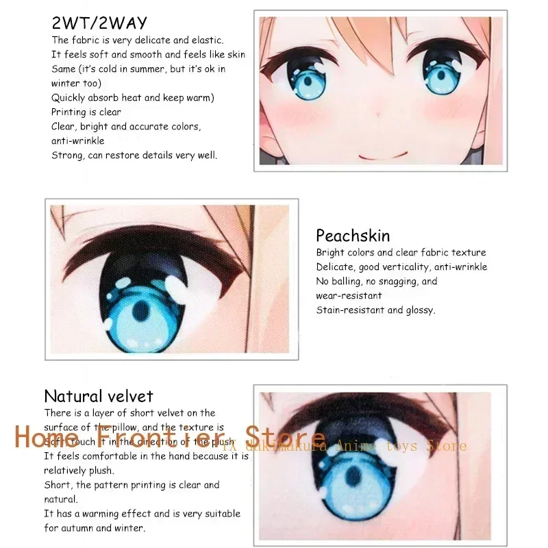 Wuthering Waves Camellia Dakimakura 2WAY Hing Body Case Anime Pillow Cover