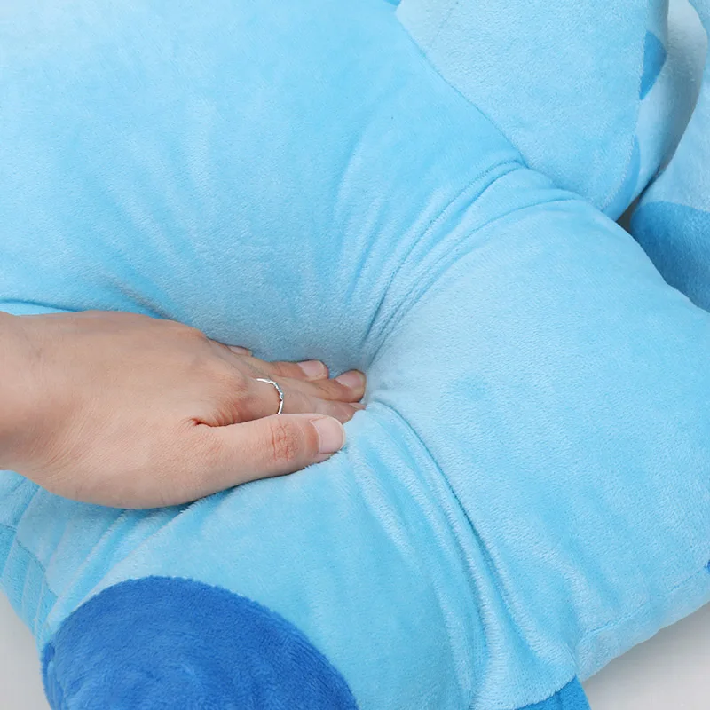 45Cm Blauwe Aanwijzingen En Jij! Zitzak Pluche Kussen Blauw Aanwijzingen Pluche Zachte Kawaii Anime Gevulde Pluche Kussen Poppen Kinderen Speelgoed