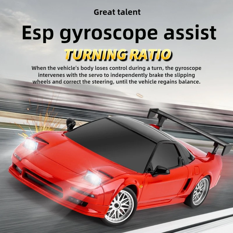 Cool Stuff Toy Car Funny Gift-1:18 High-speed 4WD Rc Drift Car,Remote Control Car Model,Built-in Gyroscope Rc Cars,Toys for Kids