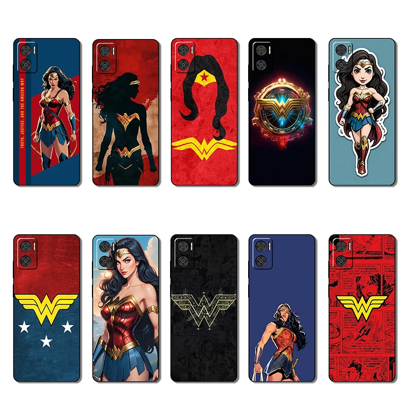 Moto E7 Plus E7i POWER E13 E20 E22 E40 G9 Play Wonderwoman Fashionable and creative phone case