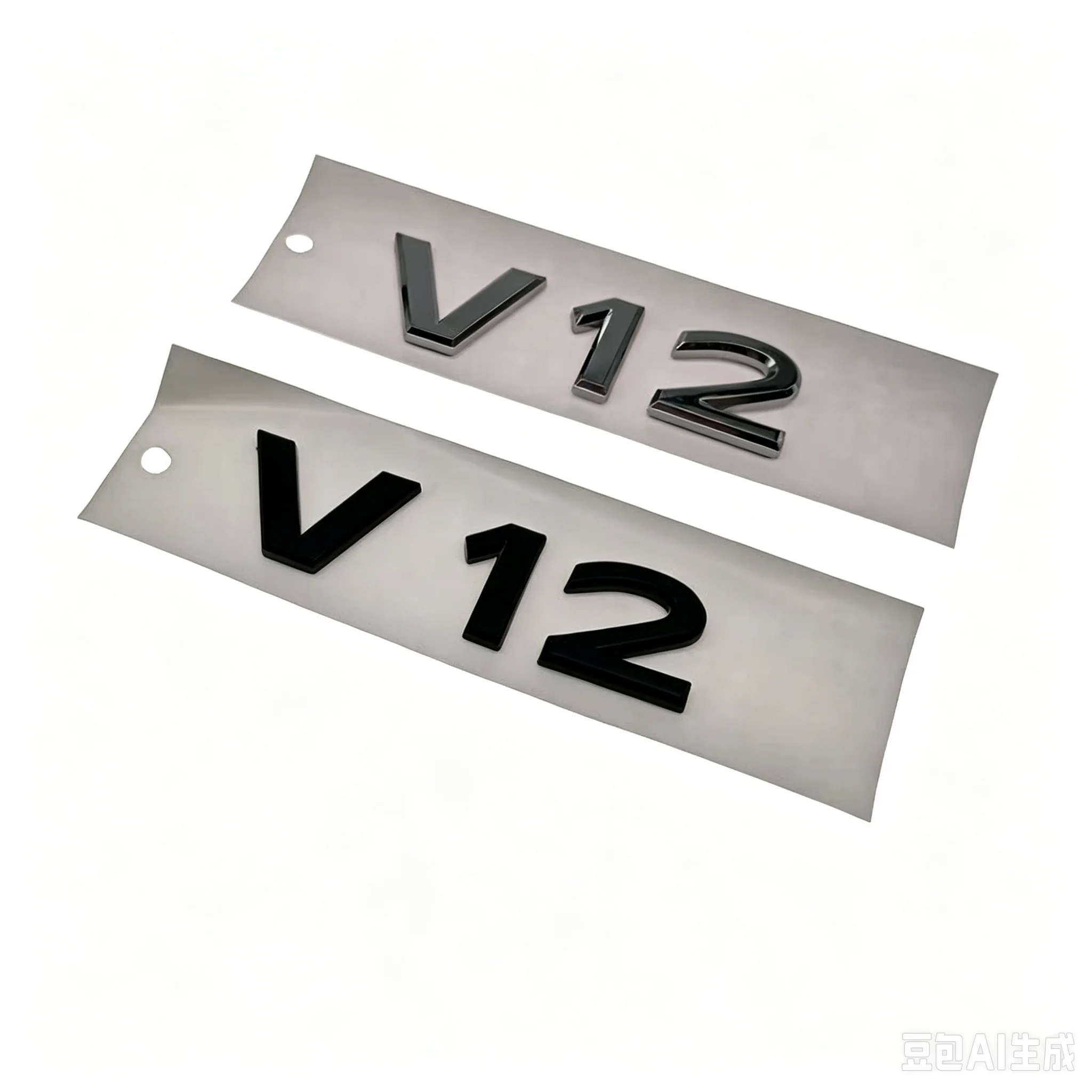 The New V12 Emblem Is Suitable for Maybach Modified S-Class Fender Car Emblem, Tail Emblem, V12 Character Emblem, Side Emblem