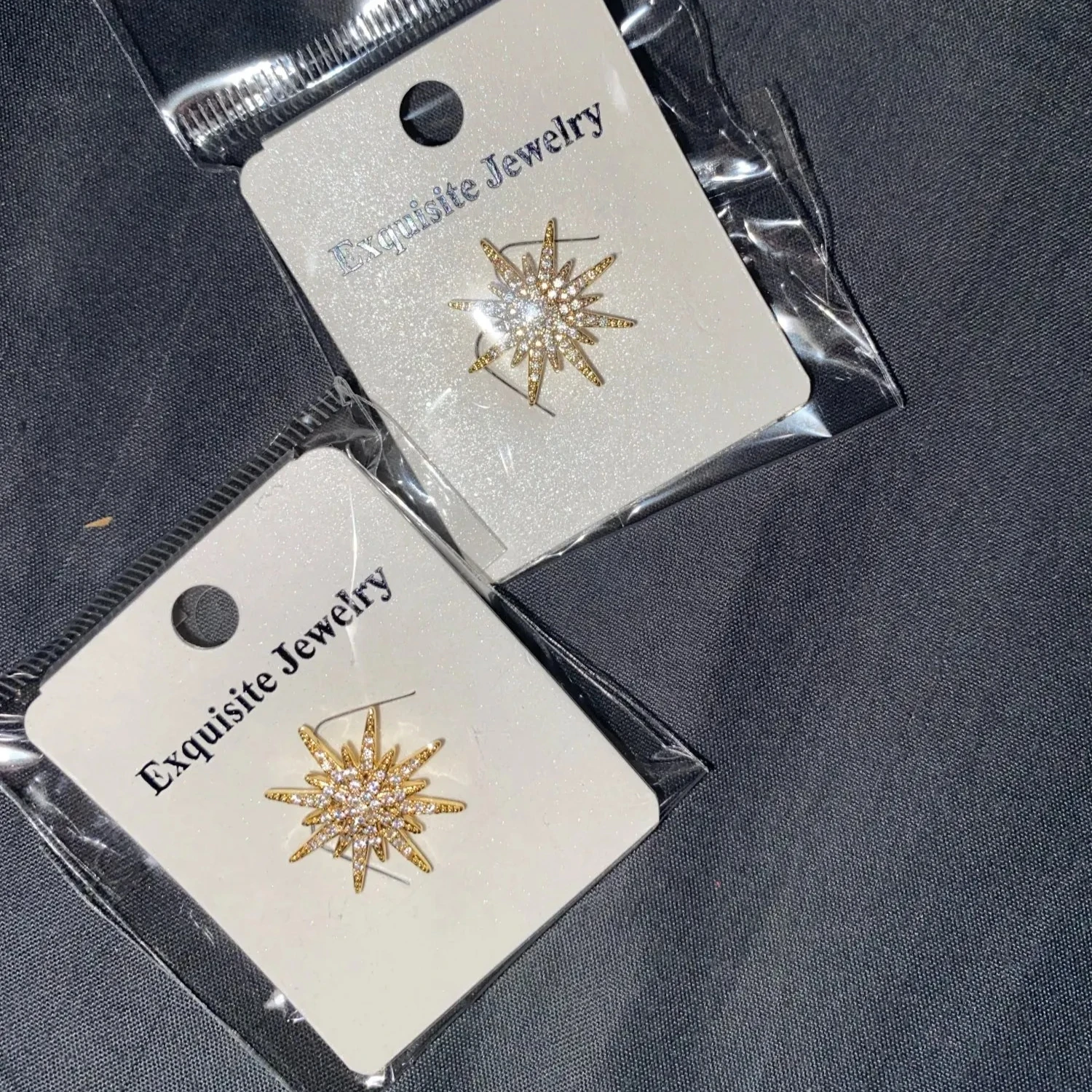 دبوس ربط على شكل نجمة سداسية كريستالية عصرية عالية الجودة - مشبك وشاح بياقة على شكل طية صدر السترة للحجاب، إكسسوار أنيق #6