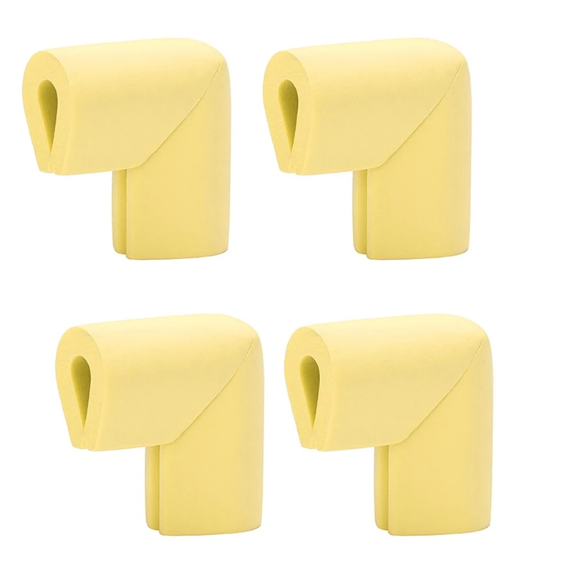 4 Pcs Soft Rubber Corner Guards Anti-collision Protectors U-shaped Furniture Corner Guards for Child Safety