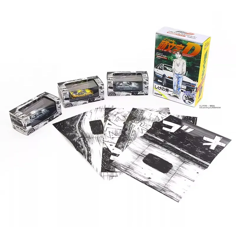 متوفر: 1:64 4-أحرف D Toyota AE86 FD3S النسخة الهزلية 3-مجموعة سيارات نموذج سيارة مصنوع من خليط معدني مصبوب، لعبة للأولاد، منتج ديكور للكبار