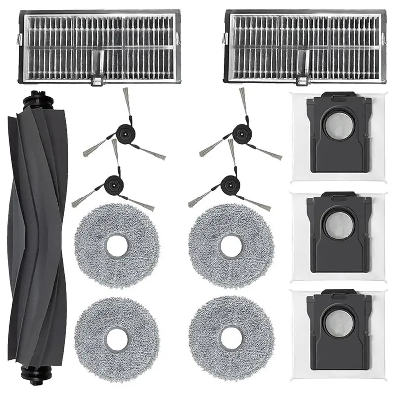 

Запасные части AT59 для робота-пылесоса Dreame X40 Ultra, X40 Pro, S30 Pro Ultra: основная и боковые щетки, фильтр, насадка для влажной уборки, мешок для сбора пыли