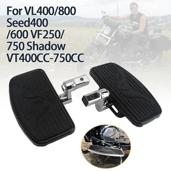 Pedane anteriori regolabili per moto poggiapiedi per VTX1300 VTX1800 VL400 VL800 C50 VT400C VT750C XVS250C XVS400 650C VF250