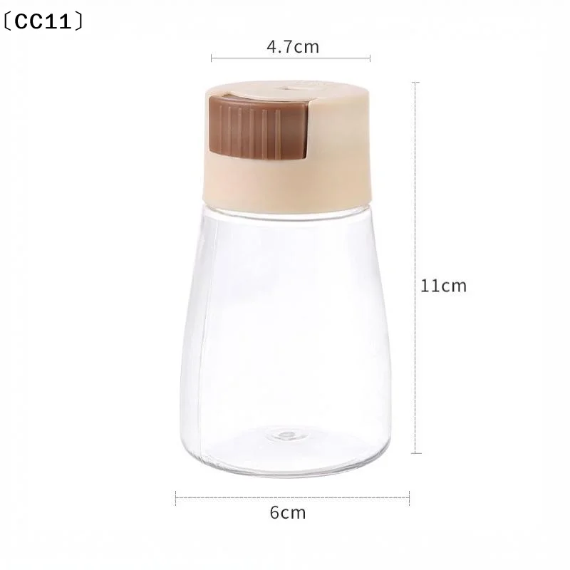 0.5g Quantitative Seasoning Container Dustproof Press Type Seasoning Jar Seasoner Storage Salt Dispenser For Home Kitchen〔CC11〕 view 6