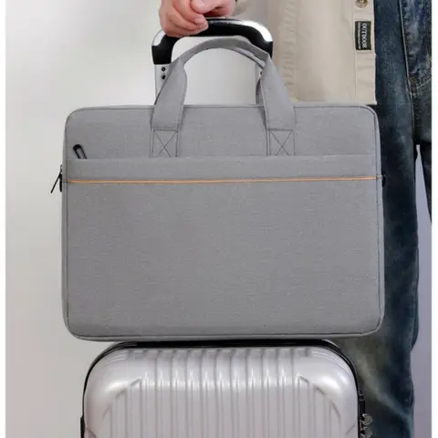 Slitstark 15-16 tums laptopväska fodral Notebook-skydd Axelväska för Lenovo HP Dell Asus Samsung 8 best sales anteckningsboksväska - №4