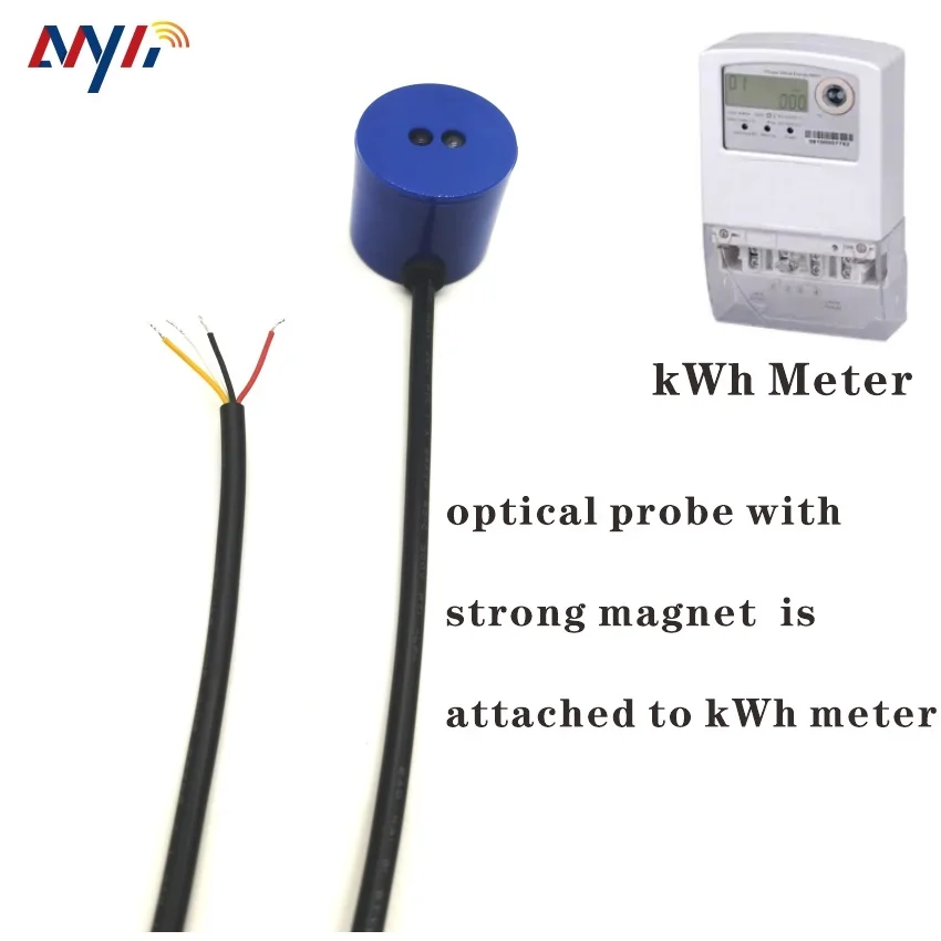 TTL para IR próximo Adaptador óptico infravermelho para medidor kWh IEC62056 DLMS STS Medidor de gás Medidor de água Lectar