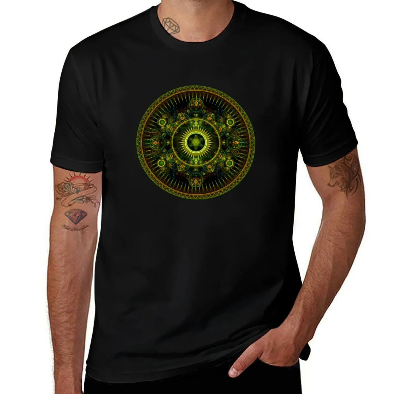 Metatron's Magick Wheel ~ Sacred Geometry T-Shirt Quick Dry Outdoor Sports T-Shirt