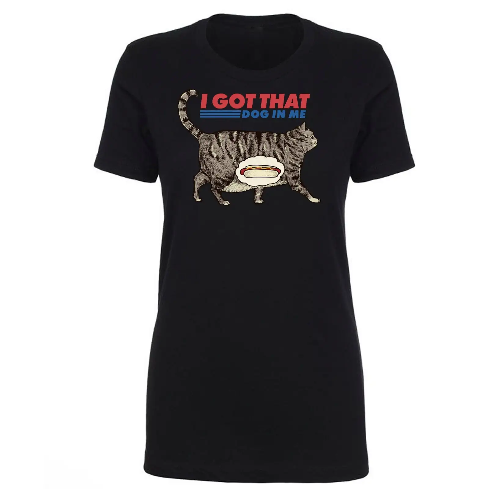 

Женская футболка «Я ну, что собака в меня», трендовая забавная футболка для любителей кошек, мама, мем, хит продаж