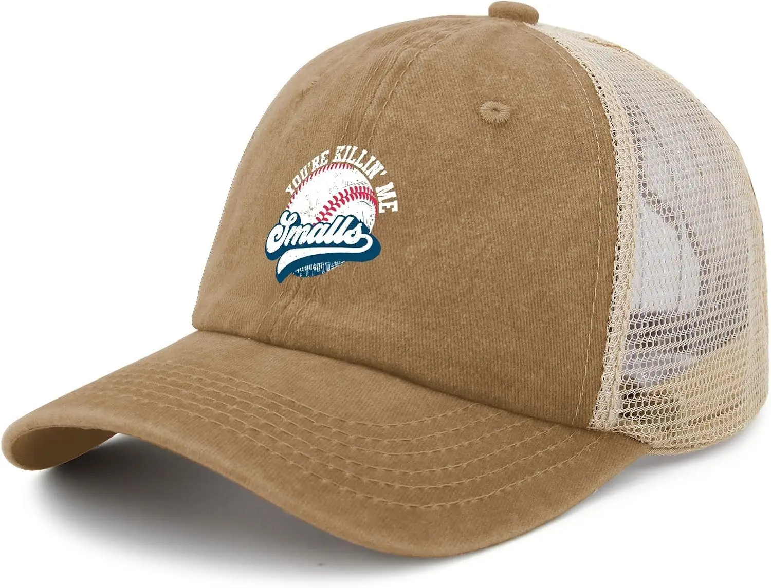 Czapka You're Killing Me Smalls dla kobiet, bejsbolówka, niska, sprana