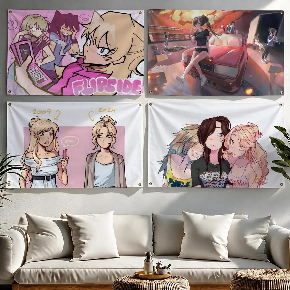 Dark Comedy Game Class of '09 Flags flag For Room Dorm Camping Picnic Art Style Garage Bar wall Decoration Banner