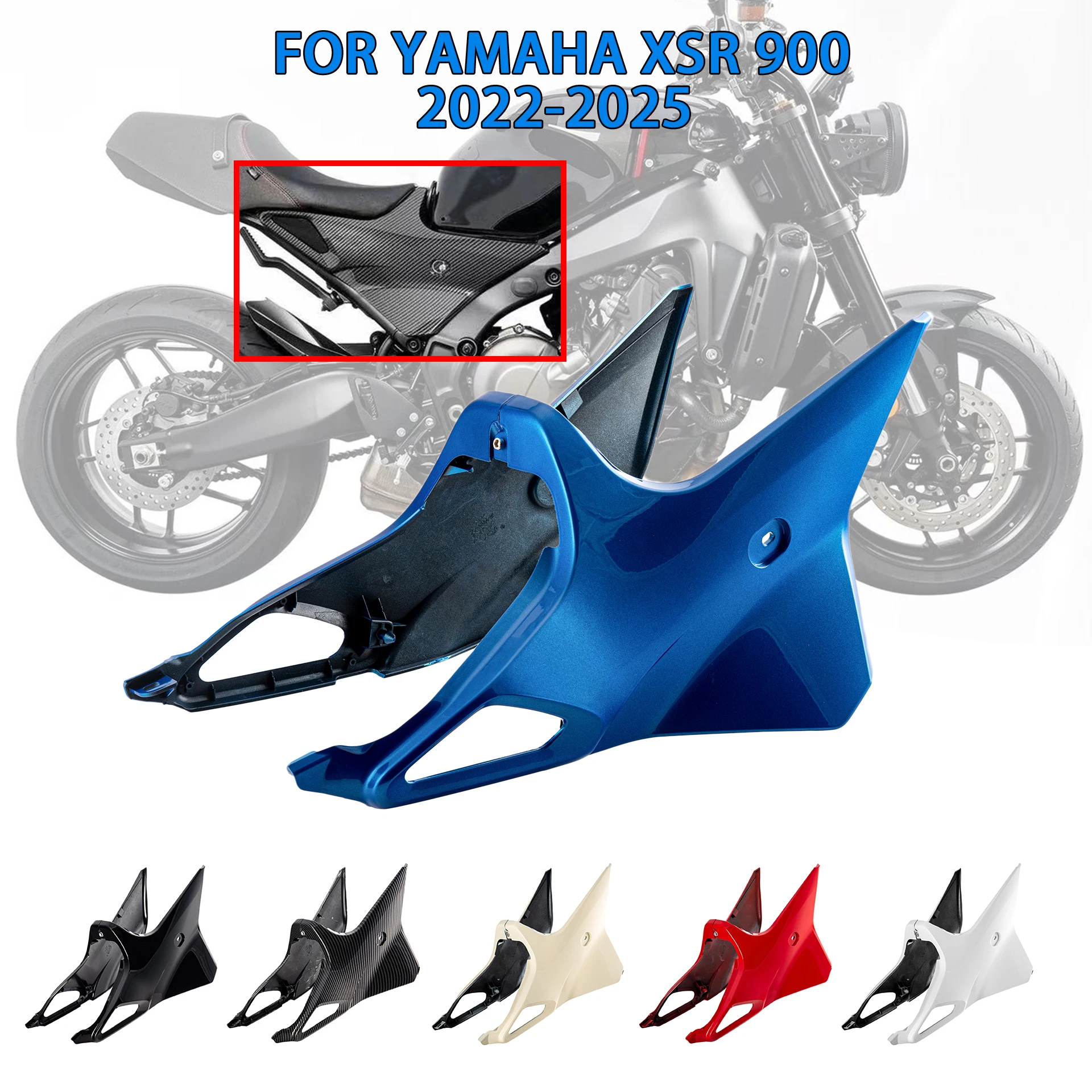 

Motorcycle Accessories Left & Right Seat Side Cover Fairing Panel Frame Guard For Yamaha XSR900 XSR 900 2022 2023 2024 2025