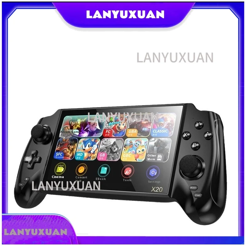 

2026 7-Inch IPS Retro Game Console with 3000+ NES/GBA Games, 2-Player Arcade, 4500mAh Battery & 24 Languages