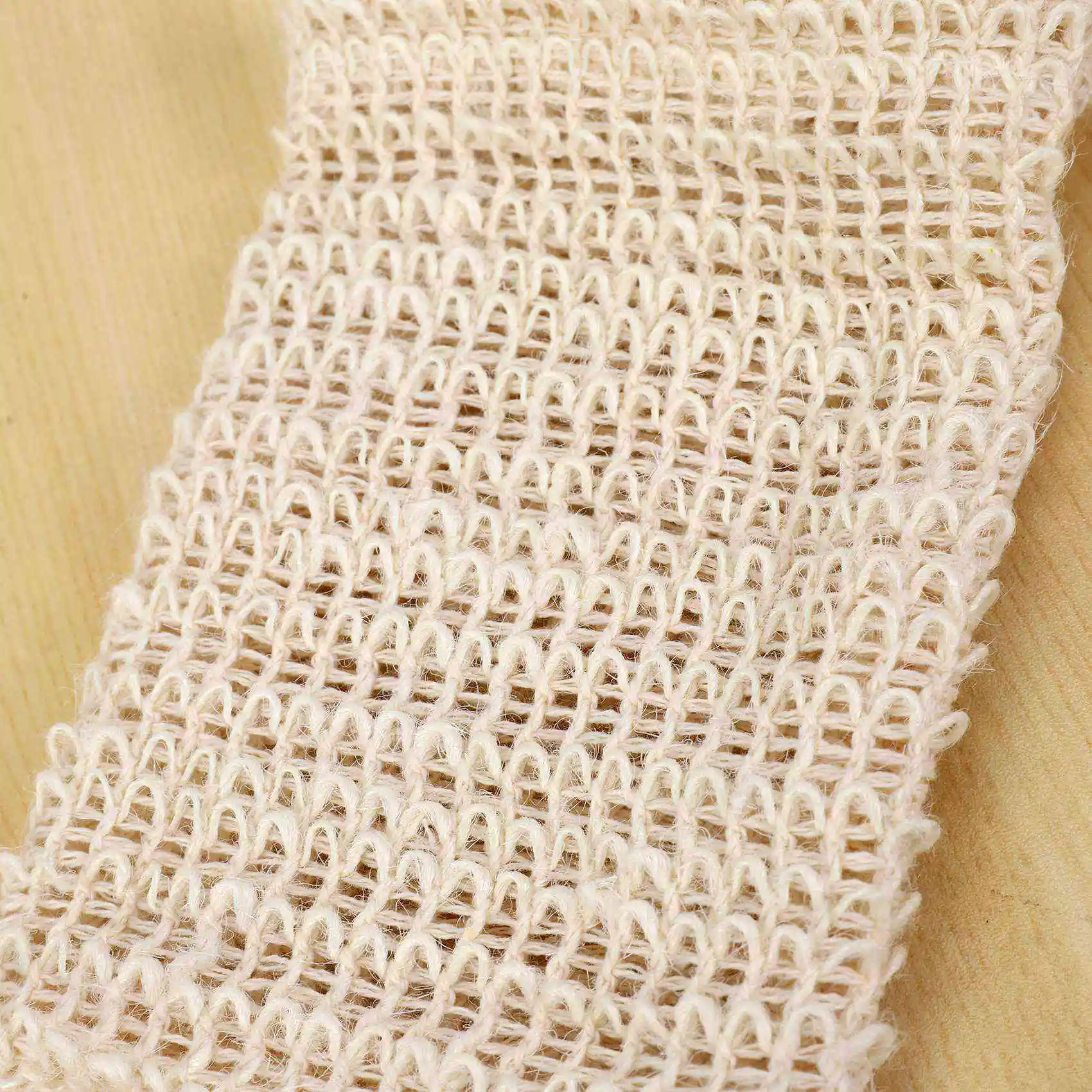 AB43-50 Pack Natural Sisal Soap Bag Exfoliating Soap Saver Pouch Holder