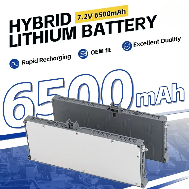New 7.2V 6.5Ah Lithium Ion Hybrid Battery for Camry XV40 XV50 2007-2016 RAV4 2015-2018 / 70C Long Service Life 36-Month Warranty