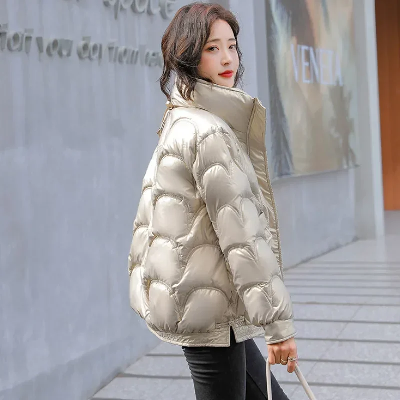 Warm Winter on Sale Down Coats for Women Short Luxury Outdoor Parkas Woman Clothes Youthful Offers Thick Lined 2024 Hot Jackets