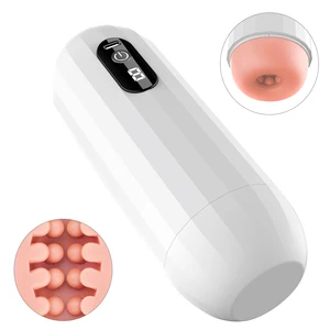 التلقائي شفط الذكور الاستمناء للرجال ، آلة اللسان الاهتزاز ، كأس الاستمناء ، كس الجيب ، مضخة القضيب ، لعبة الجنس ، السلع الكبار أعلى 12 مبيعات للذكور القضيب الاستمناء - رقم 7