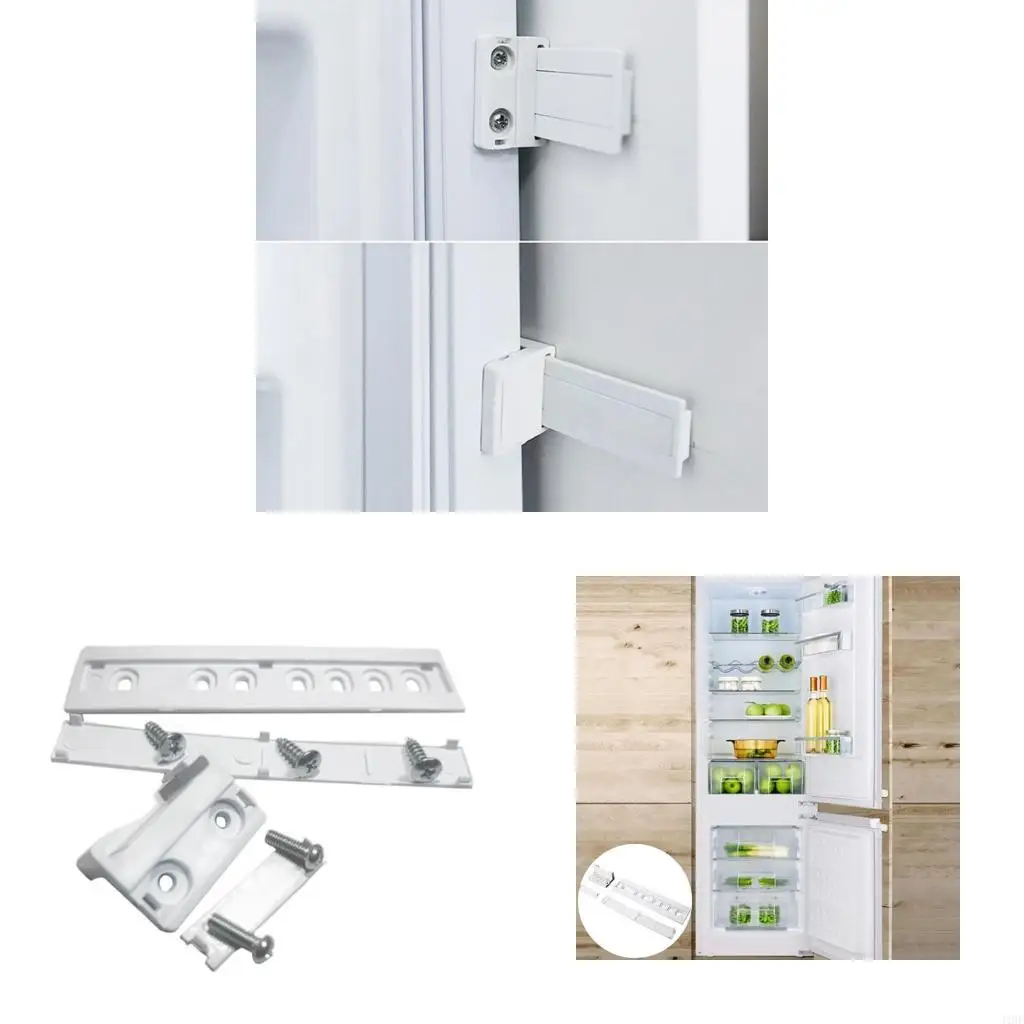 J1HF Freezer Door Track System With PP Gliding Component Refrigerator Sliding Track