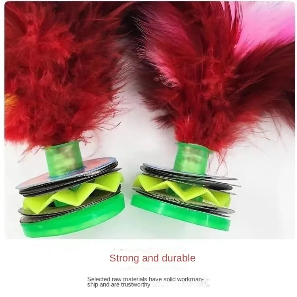 Fitness Foot Kick Kick Shuttlecock Portable Durable Feather Shuttlecock Handwheel Multi-functional Children