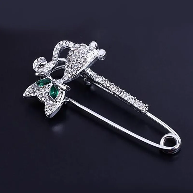 Flowery Fire 2026 Cute Crystal Little Cat Brooch Pins For Women Sexy Green Eyes Rhinestone Kitten Corsage Wedding Bijoux Gift