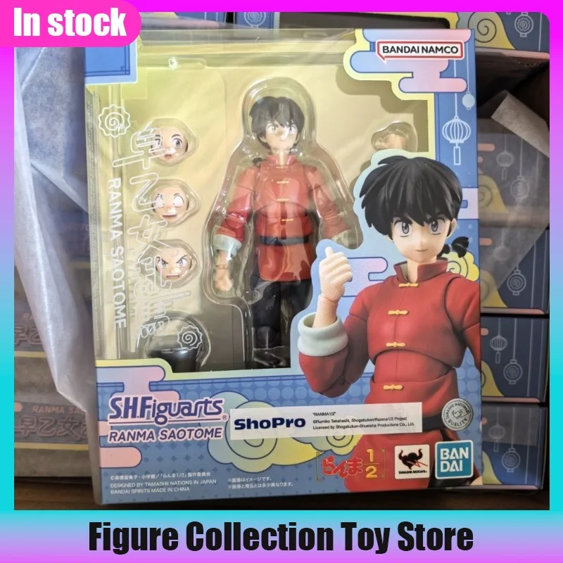

Bandai SHF 1/2 Saotome Ranma Male Ranma Female Ranma Movable Doll Figure