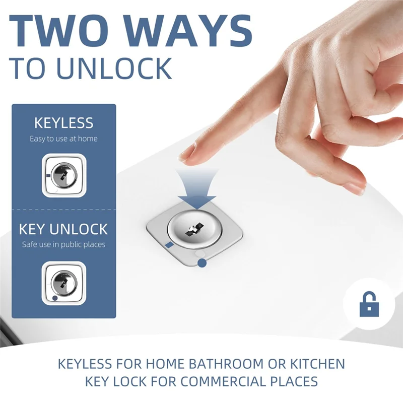 B47B-Wall Mount 28Oz For Bathroom Hand Soap Dispenser Commercial Liquid Gel Soap Dispenser No Drilling Needed