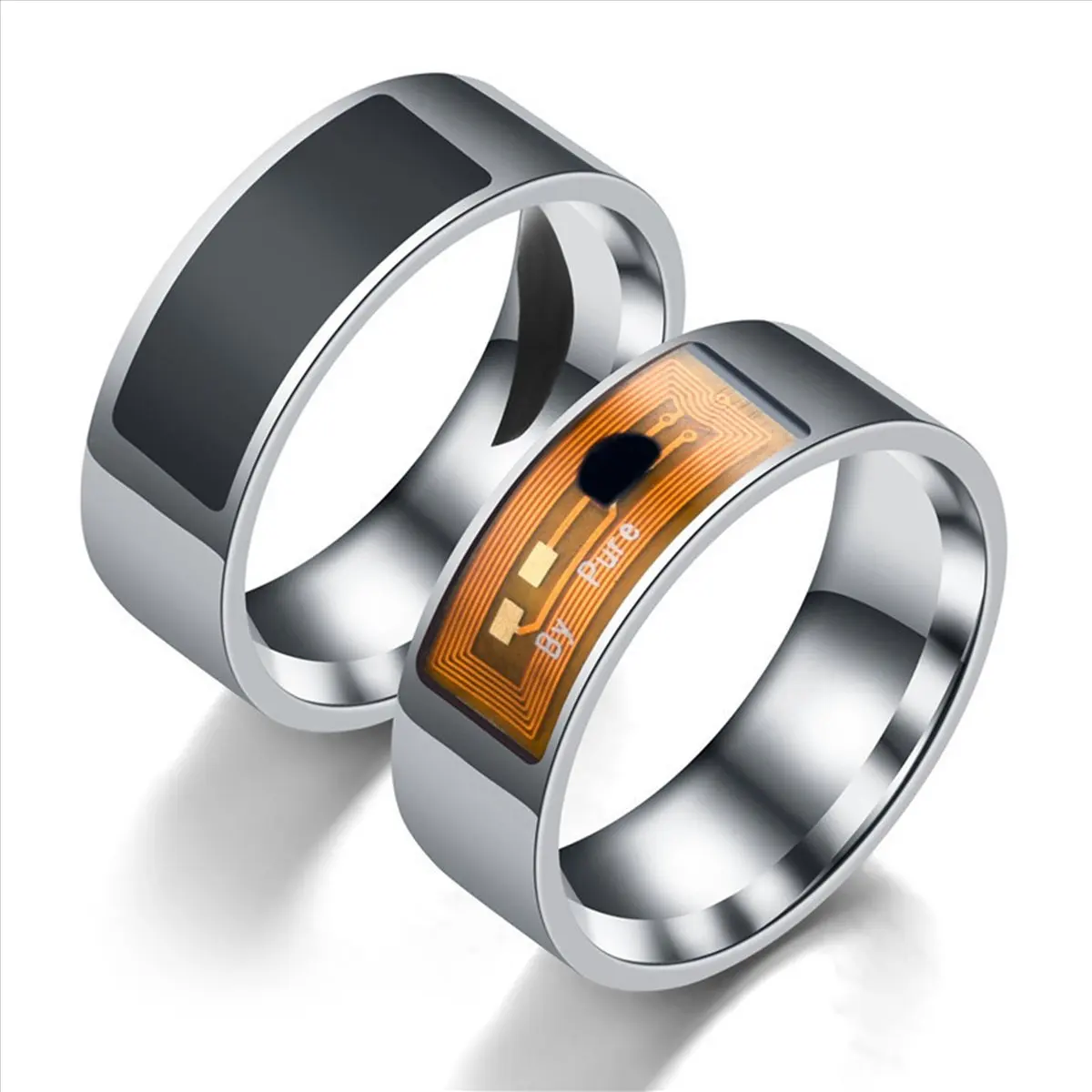【Smart Accessories】 Smart Chip Ring Mobile Phone Label Smart Ring New Technology Wearable Smart Ring A