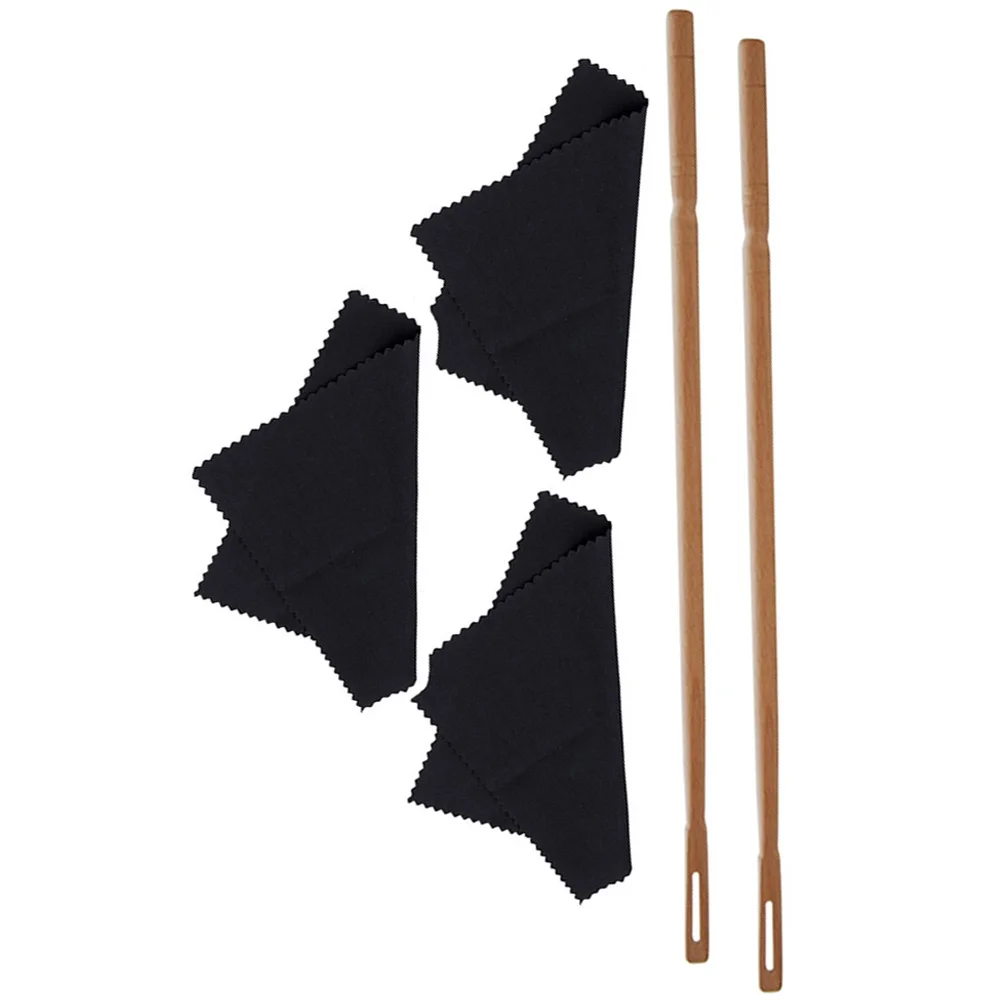 

Flute Cleaning Rod Cloths Accessories Stick and Tools for Brushes Musical Instruments