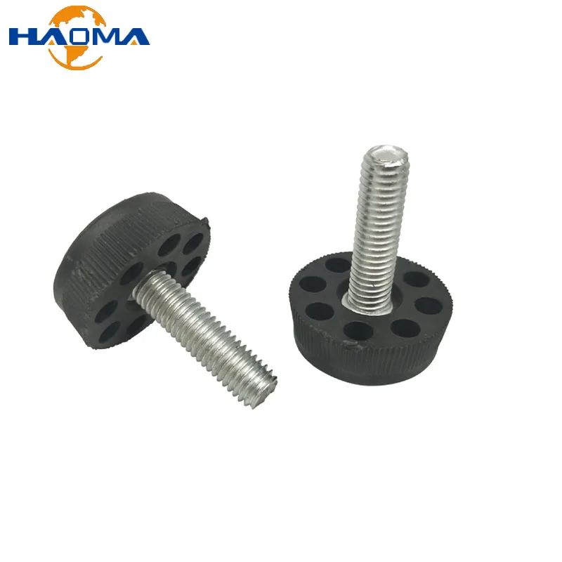 M8 Screw In Adjustable Leveling Chair Leg Feet Pads Anti-slip Furniture Mat Screw-in Base Sofa Bed Cabinet Table Floor Protector