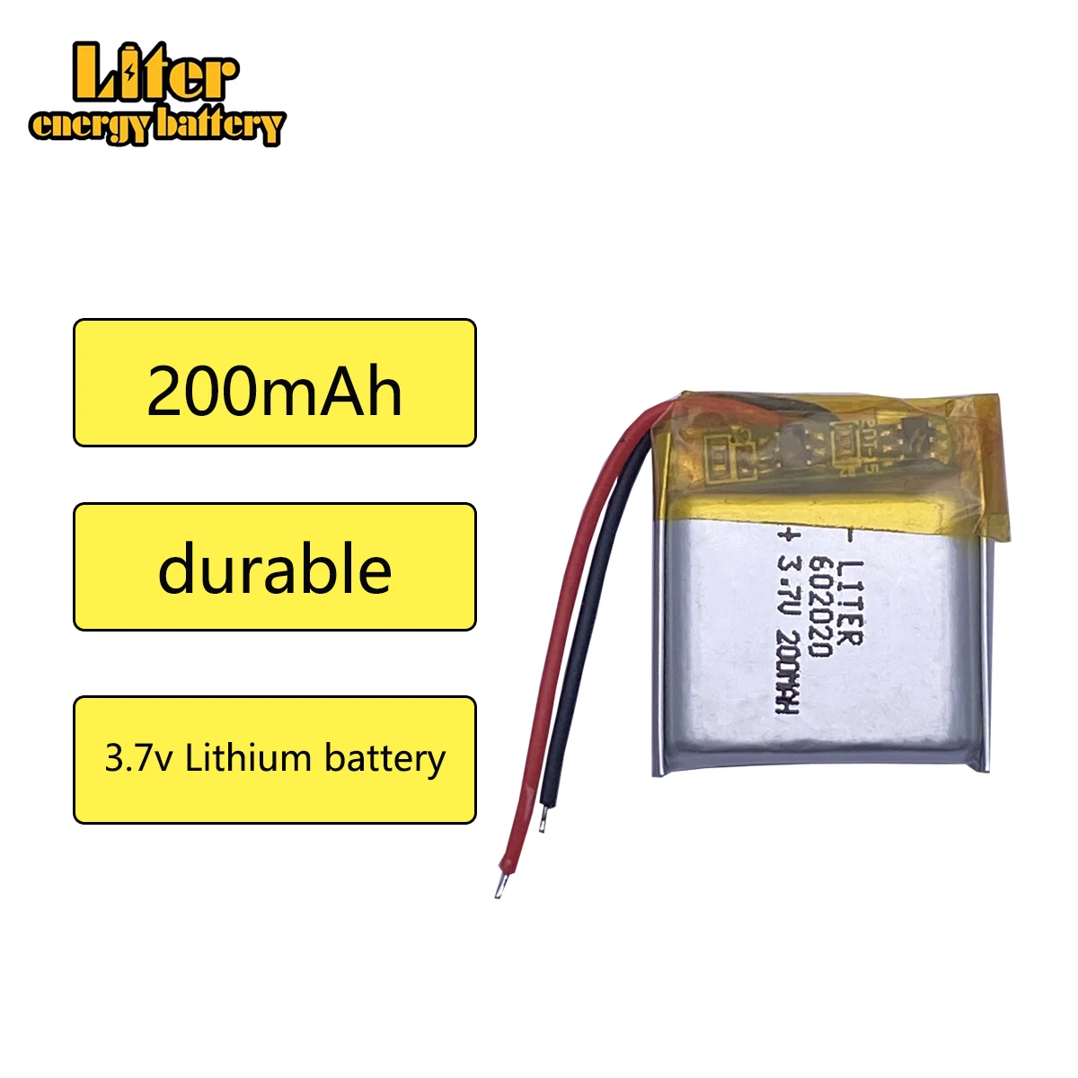 best battery brand 062020 602020 200MAH 3.7V high-capacity lithium polymer battery Bluetooth speaker toys