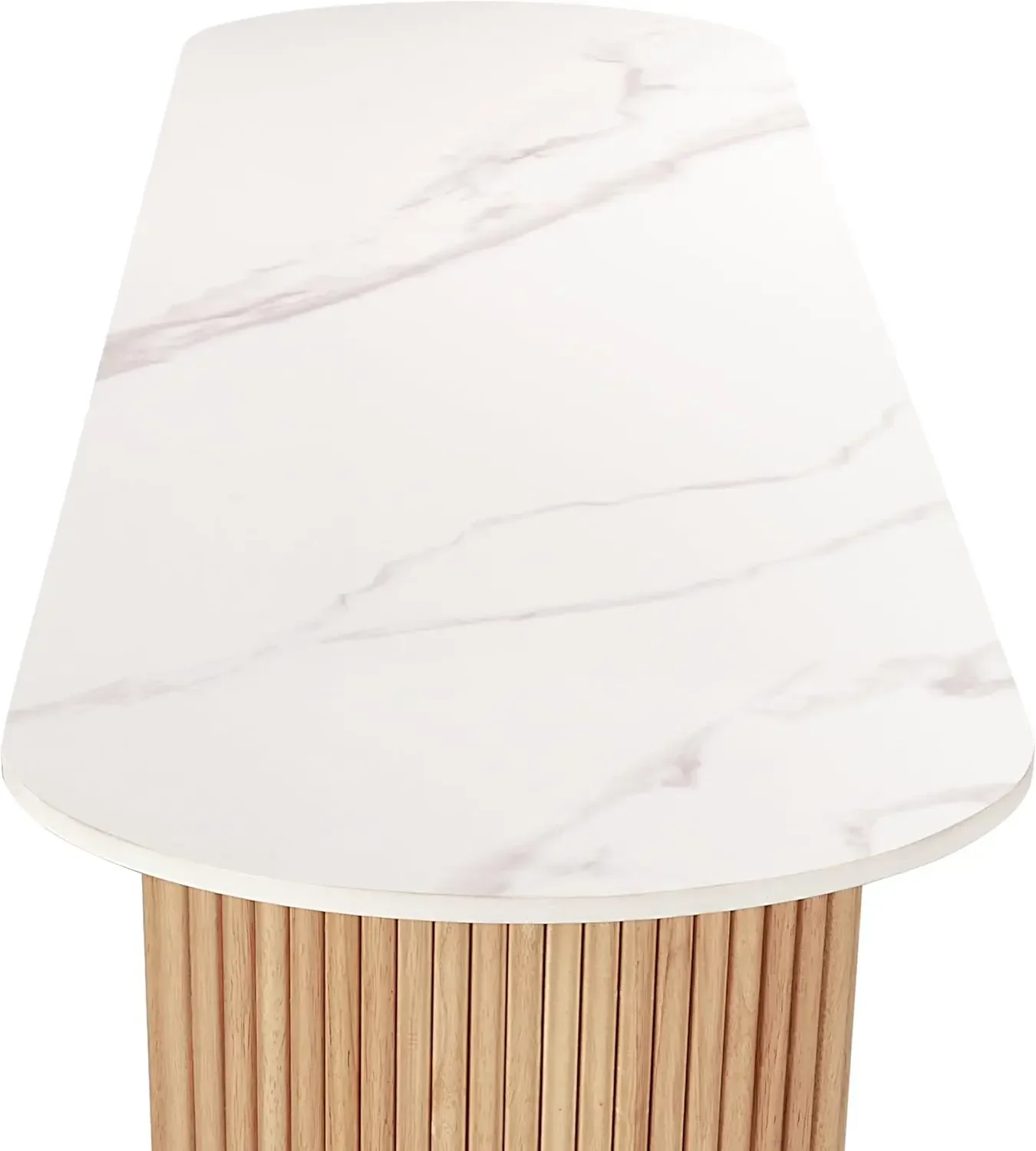 SHYFOY 47'' Mid Century Modern Console Table, Solid Wood Console Table, Sofa Table, Narrow Entryway Table for Hallway