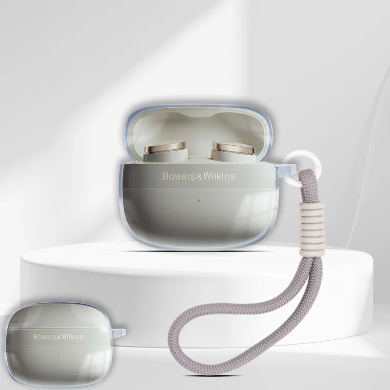 for Bowers & Wilkins Pi8 Pi6 Case B&W Protective Transparent Clear TPU Covers Bluetooth Earphone Shell