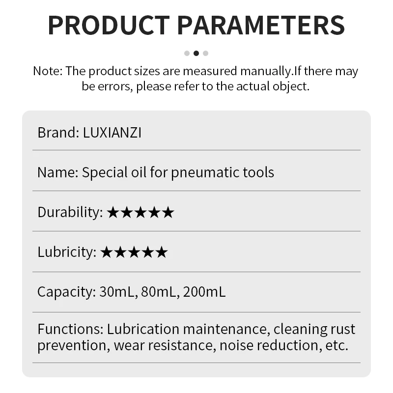 LUXIANZI Heat-resistant Power Tools Lubricating Oil For Equipment Motors Gear Bearing Electrical Hammer Drill Maintenance Grease