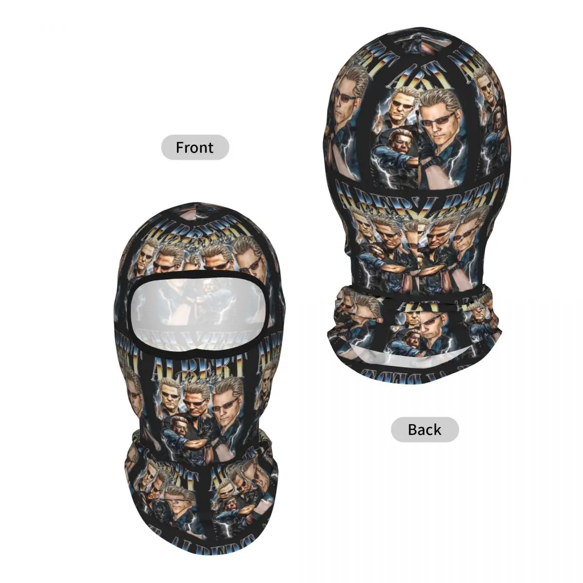Albert Wesker Bootleg Breathable Thin Balaclava Full Face Mask Sun Protection Neck Gaiter For Motorcycle Cycling