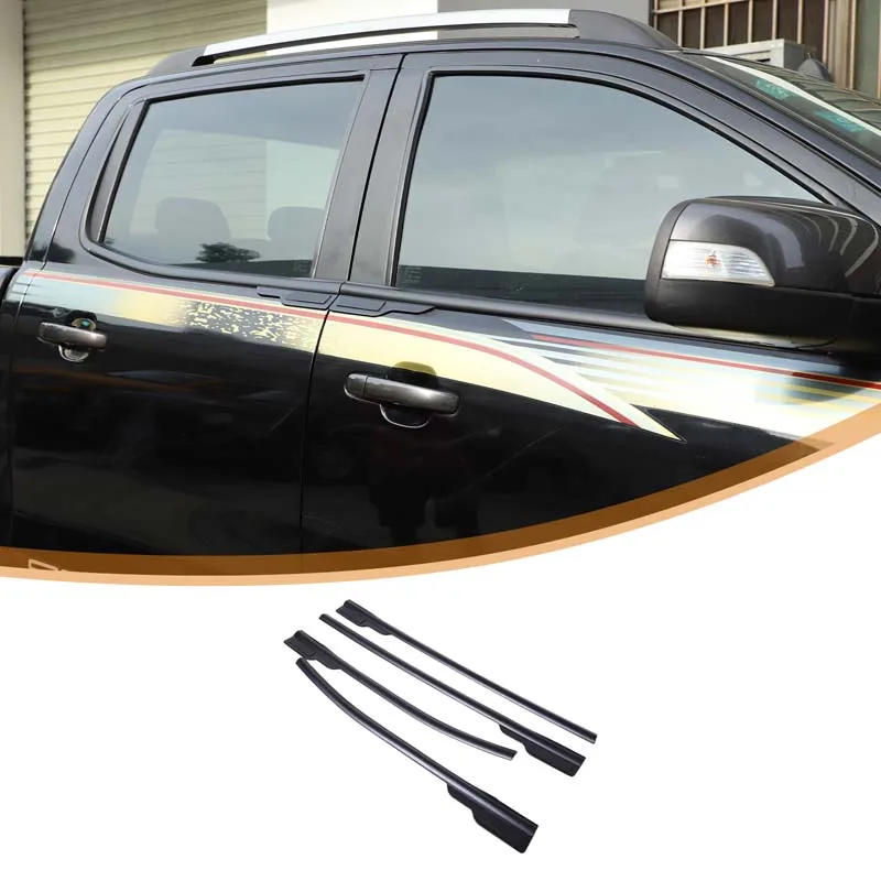 

4Door Outer Window Rubber Seals Weather Strip for Ford Ranger 2015-2021 Car Sealing Strips