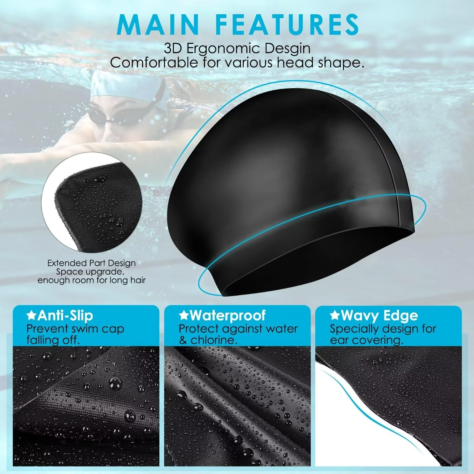 Thumbnail 4 - #49 Cheap Swim Caps Worth Buying
