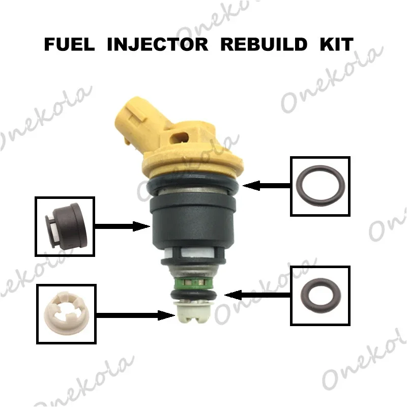 Fuel Injector repair kit Orings Filters for Subaru Sti WRX GC8 MY99 STI E85 jecs 16600-AA170